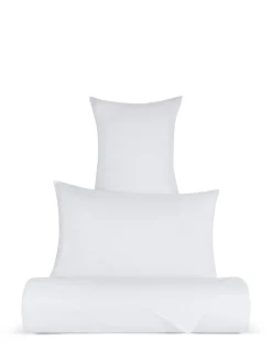 coincasa Biancheria Da Letto|Lenzuola|Lenzuolo liscio in pregiato cotone percalle Portofino Bianco