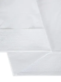 coincasa Biancheria Da Letto|Lenzuola|Lenzuolo liscio in pregiato cotone percalle Portofino Bianco