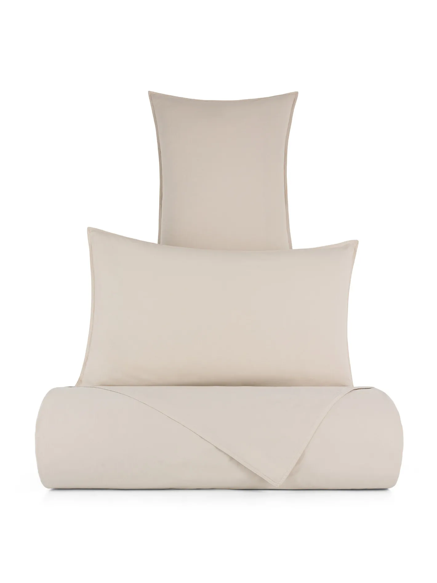 society limonta Biancheria Da Letto|Lenzuola|Lenzuolo liscio percalle di cotone stampato Special Capsule SOCIETY Made in Italy per Coincasa Beige