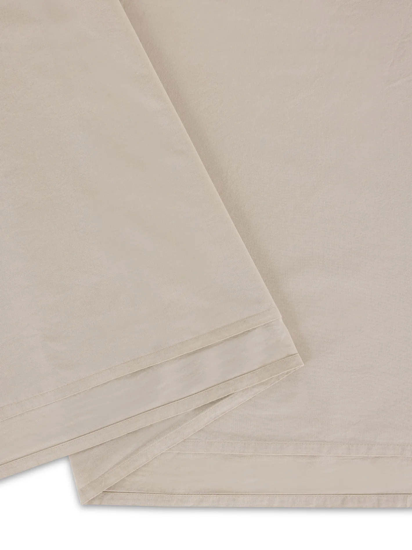 society limonta Biancheria Da Letto|Lenzuola|Lenzuolo liscio percalle di cotone stampato Special Capsule SOCIETY Made in Italy per Coincasa Beige