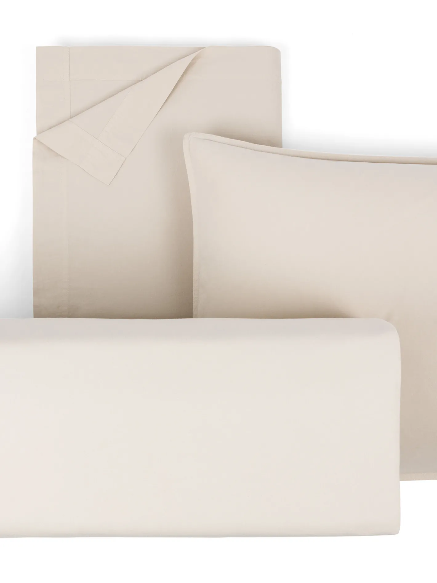 society limonta Biancheria Da Letto|Lenzuola|Lenzuolo liscio percalle di cotone stampato Special Capsule SOCIETY Made in Italy per Coincasa Beige