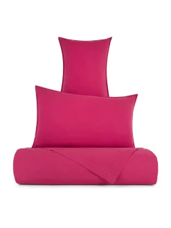 society limonta Biancheria Da Letto|Lenzuola|Lenzuolo liscio percalle di cotone stampato Special Capsule SOCIETY Made in Italy per Coincasa Rosso