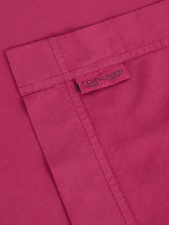 society limonta Biancheria Da Letto|Lenzuola|Lenzuolo liscio percalle di cotone stampato Special Capsule SOCIETY Made in Italy per Coincasa Rosso