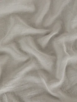 coincasa Biancheria Da Letto|Lenzuola|Lenzuolo liscio puro lino tinta unita Zefiro Grigio chiaro