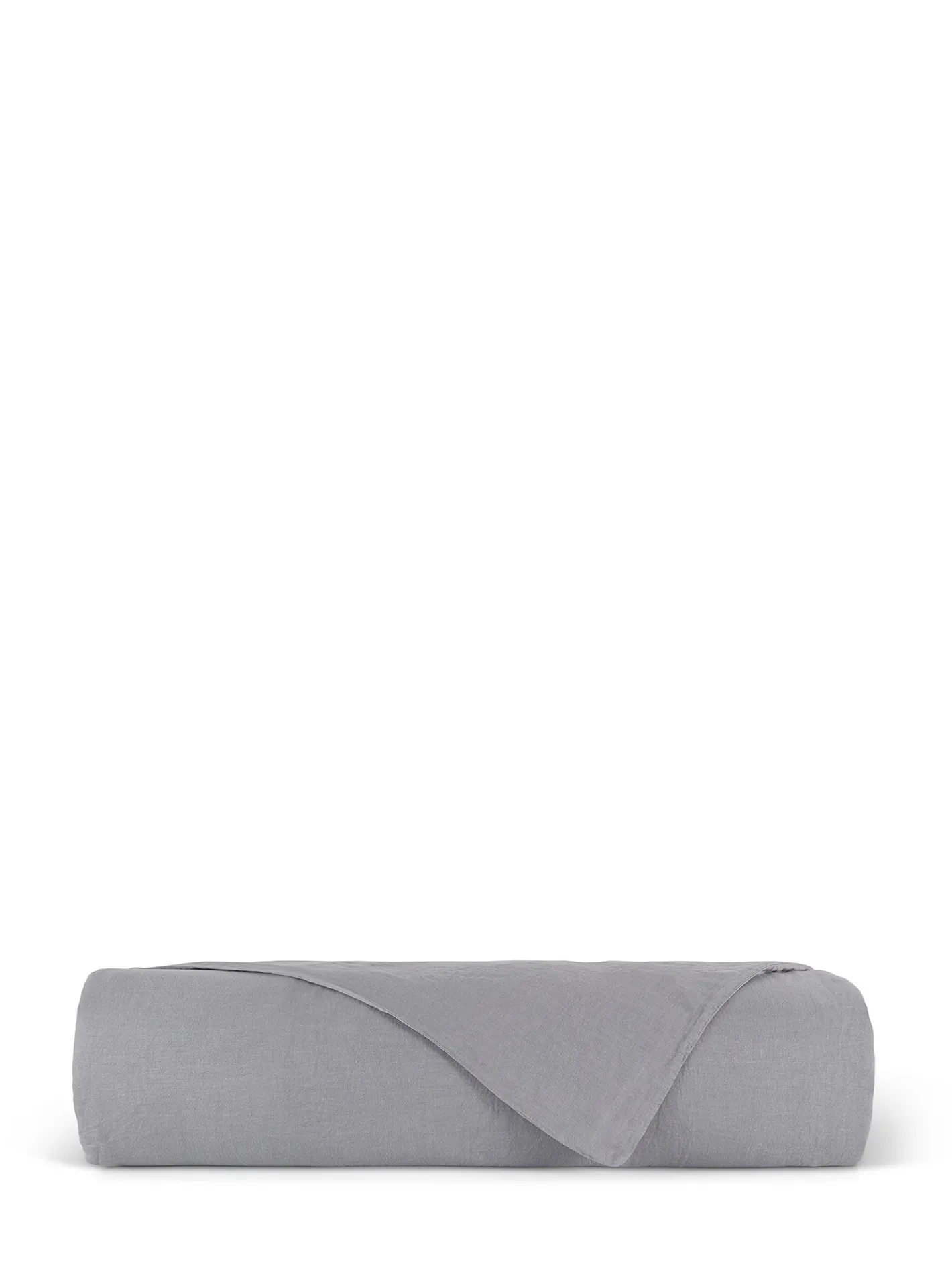 coincasa Biancheria Da Letto|Lenzuola|Lenzuolo liscio puro lino tinta unita Zefiro Grigio scuro