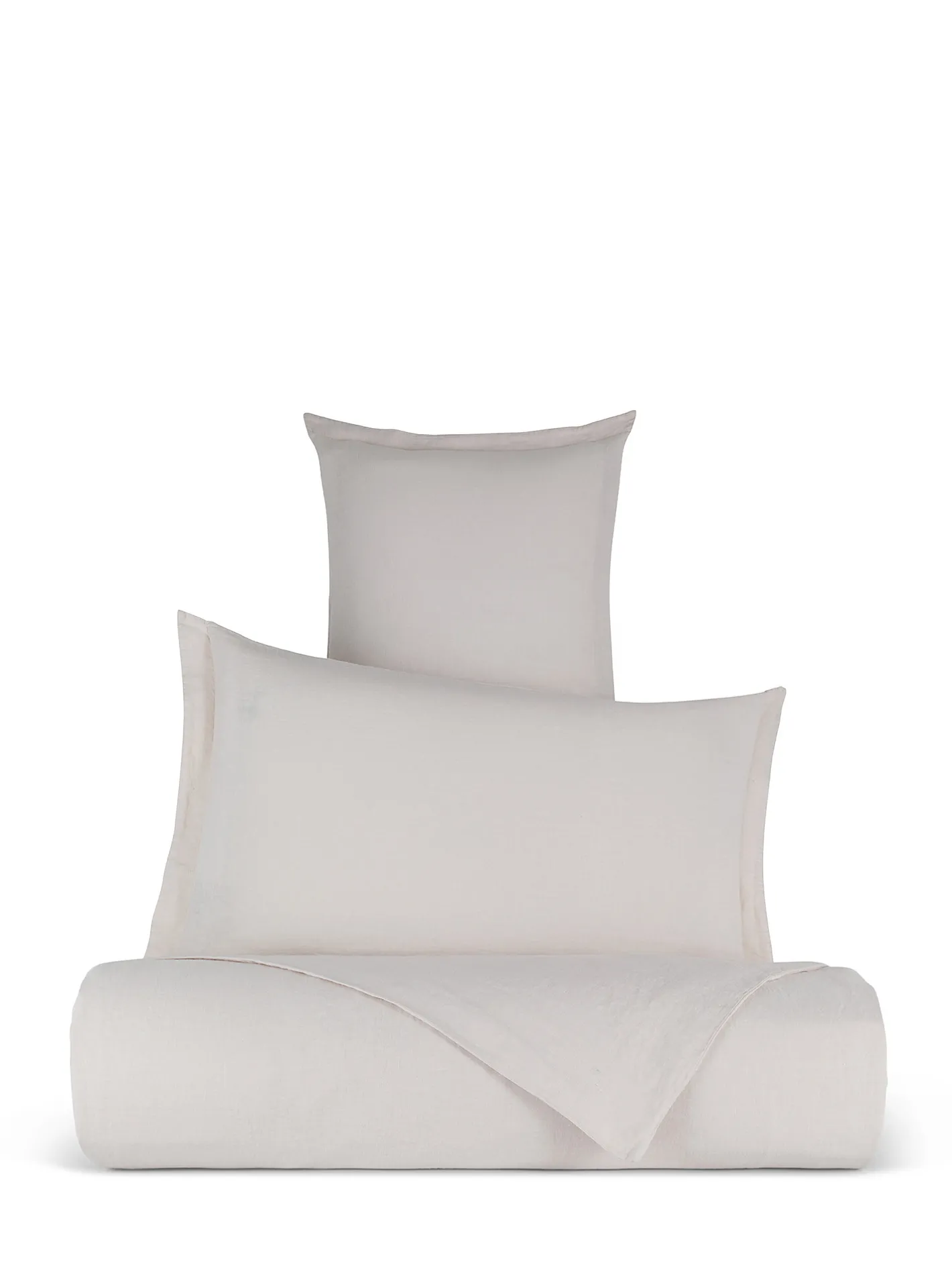 coincasa Biancheria Da Letto|Lenzuola|Lenzuolo liscio puro lino tinta unita Zefiro Beige chiaro