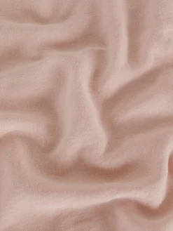 coincasa Biancheria Da Letto|Lenzuola|Lenzuolo liscio puro lino tinta unita Zefiro Rosa chiaro