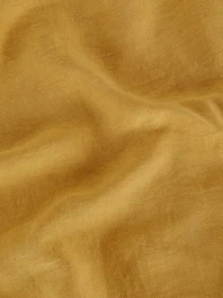 coincasa Biancheria Da Letto|Lenzuola|Lenzuolo liscio puro lino tinta unita Zefiro Giallo scuro