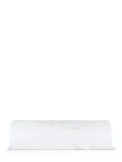 coincasa Biancheria Da Letto|Lenzuola|Lenzuolo ricamato in raso di cotone extra fine Portofino Bianco