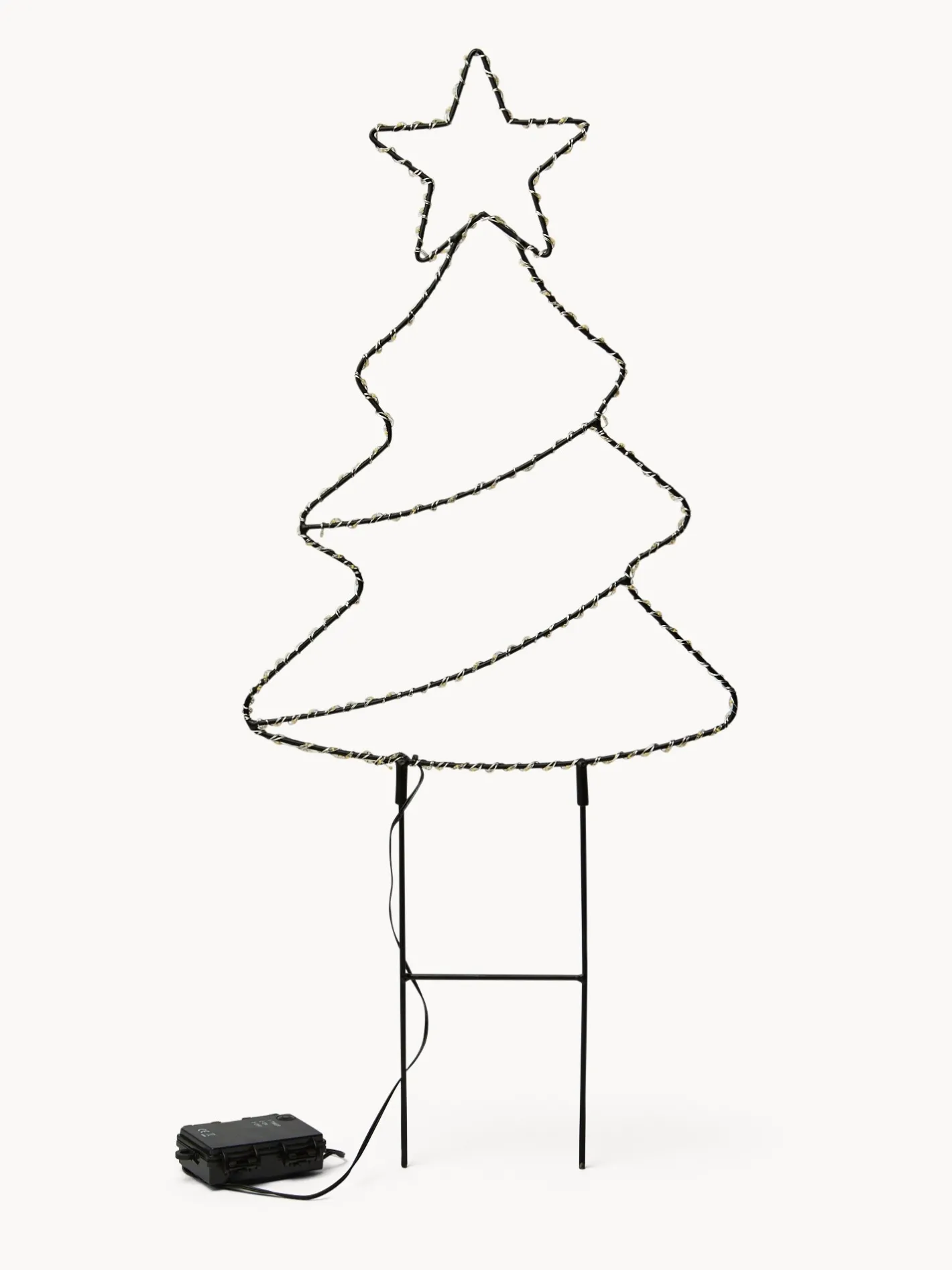 coincasa Luci Natalizie|Luce da esterno a forma di albero Multicolor