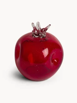 coincasa Soprammobili E Orologi|Melograno in vetro colorato Rosso