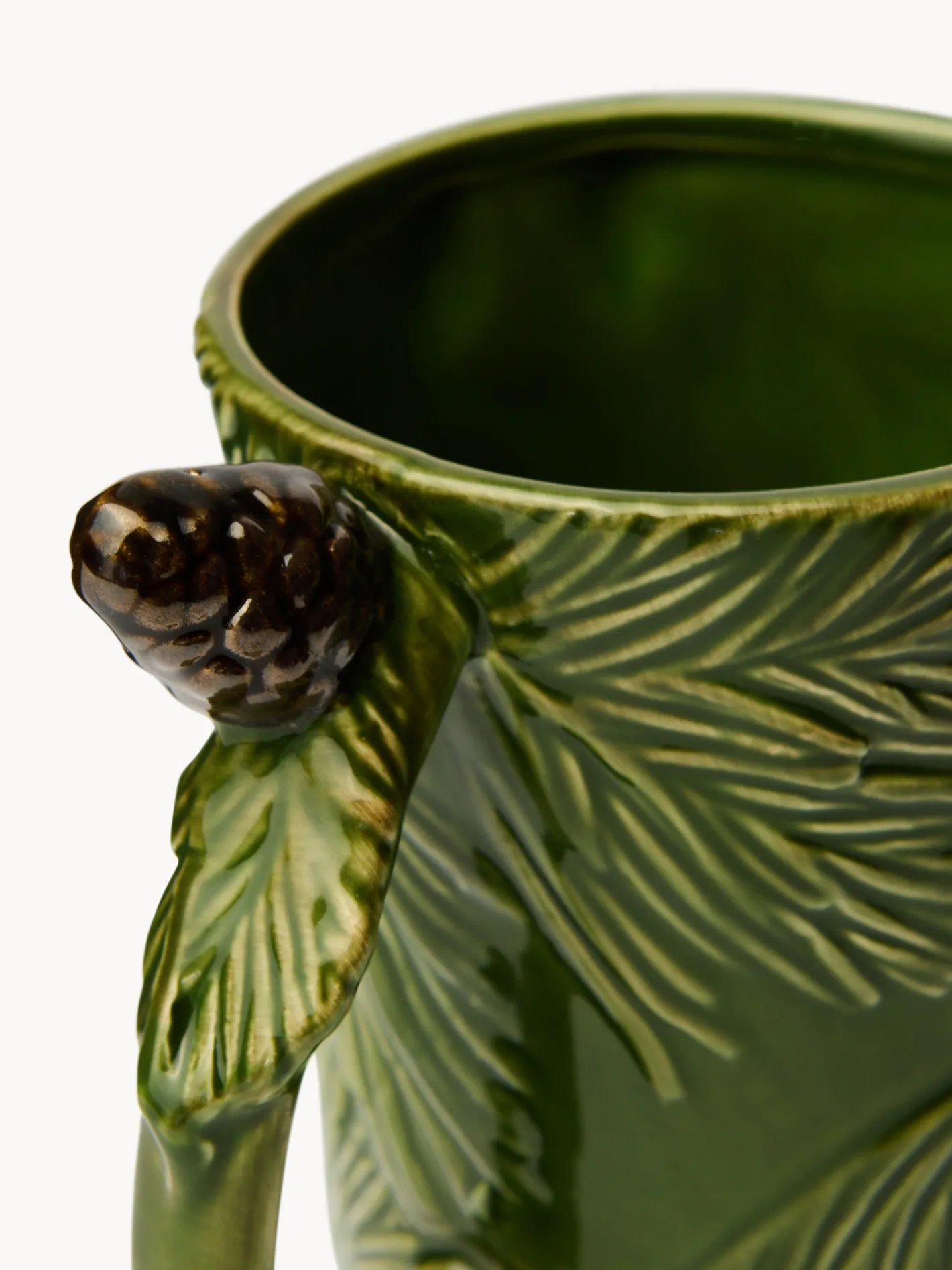 coincasa Tazze, Mug E Tazzine|Tazze, Mug E Tazzine Natalizie|Mug in ceramica decoro pigne Verde