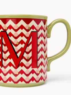coincasa Tazze, Mug E Tazzine|Tazze, Mug E Tazzine Natalizie|Mug in ceramica lettera M Rosso