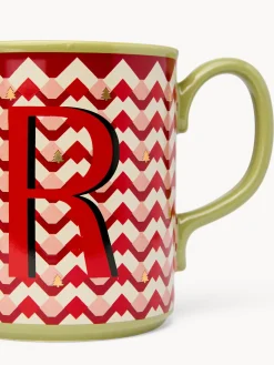 coincasa Tazze, Mug E Tazzine|Tazze, Mug E Tazzine Natalizie|Mug in ceramica lettera R Rosso
