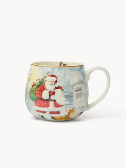 coincasa Tazze, Mug E Tazzine|Tazze, Mug E Tazzine Natalizie|Mug in new bone china Babbo Natale vintage Bianco