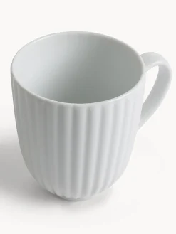coincasa Tazze, Mug E Tazzine|Mug in porcellana Country chic Bianco