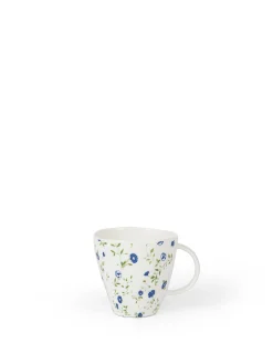 coincasa Tazze, Mug E Tazzine|Mug porcellana motivo fiorellino Bianco