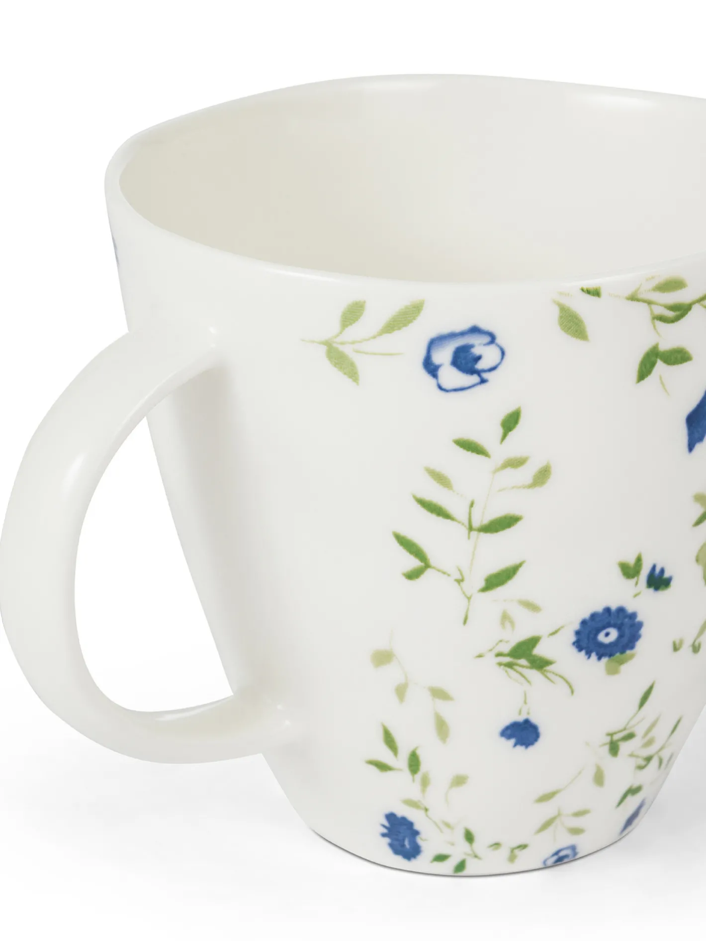 coincasa Tazze, Mug E Tazzine|Mug porcellana motivo fiorellino Bianco
