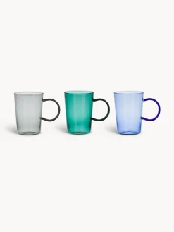 coincasa Tazze, Mug E Tazzine|Mug vetro borosilicato Azzurro