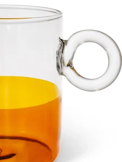 coincasa Tazze, Mug E Tazzine|Mug vetro borosilicato ambra Trasparente