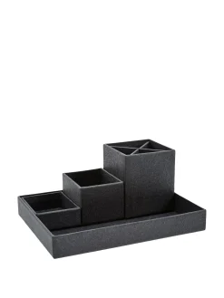 coincasa Articoli Da Ufficio|Organizer da scrivania Lena Nero