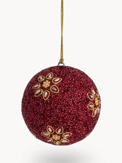 coincasa Palline|Pallina con perline Rosso