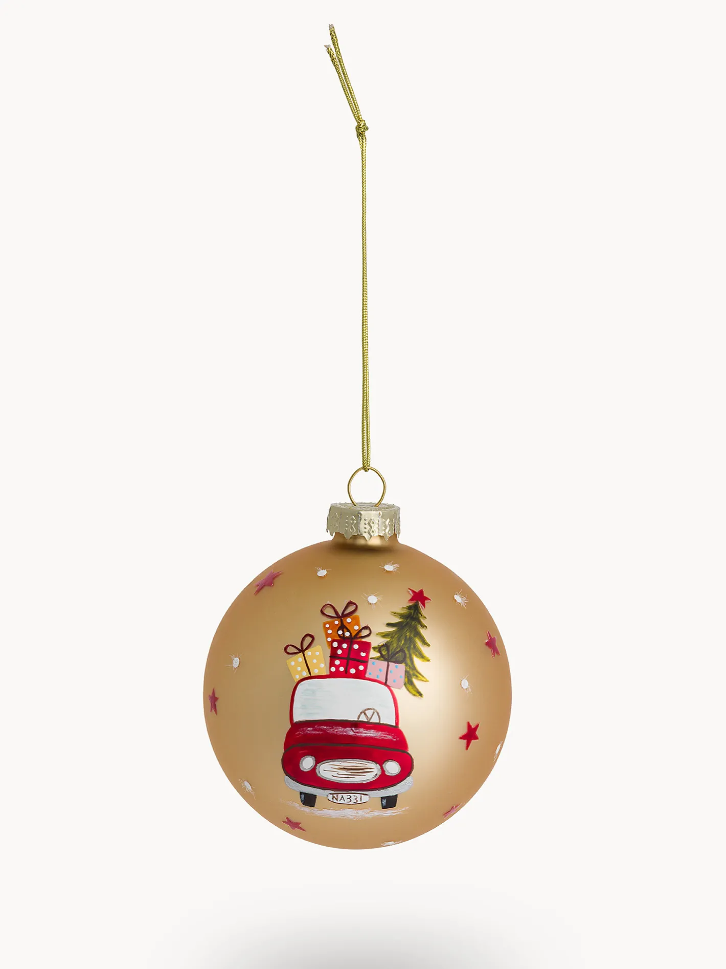 coincasa Palline|Pallina in vetro Rosso