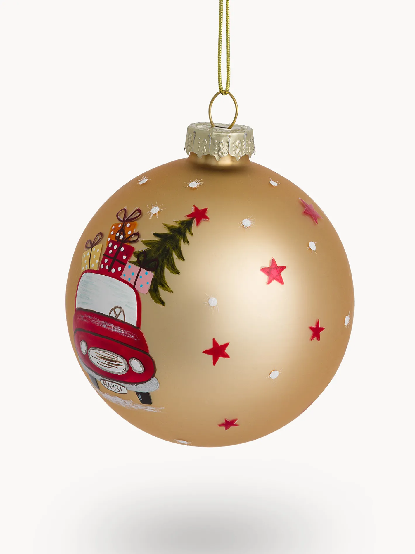 coincasa Palline|Pallina in vetro Rosso