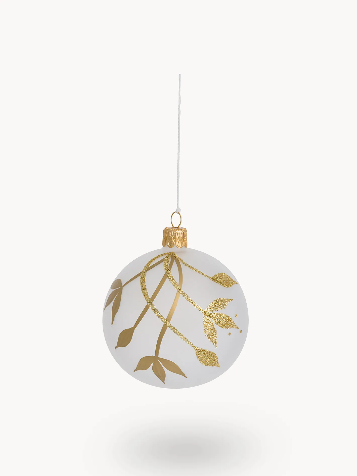 coincasa Palline|Pallina in vetro soffiato a bocca da artigiani europei Oro