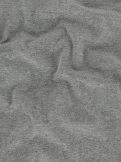 coincasa Biancheria Da Letto|Copripiumini|Parure copripiumino jersey di cotone tinta unita Grigio