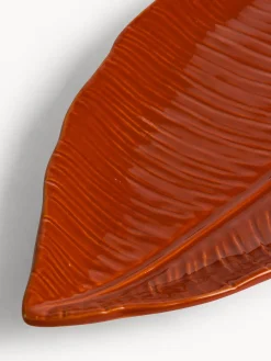 coincasa Piatti|Piattino in stoneware a forma di foglia Multicolor