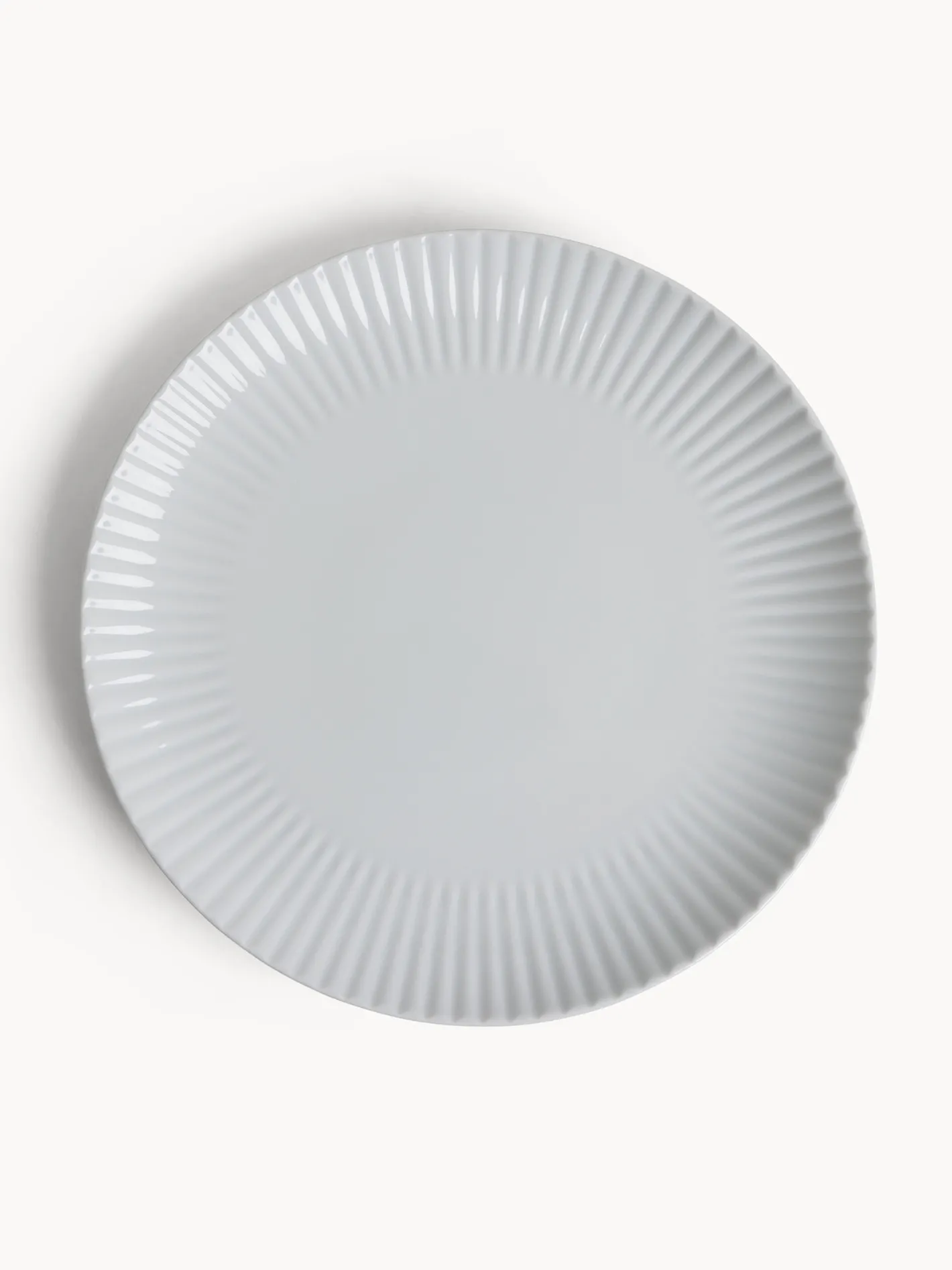 coincasa Piatti|Piatto da portata in porcellana Country chic Bianco