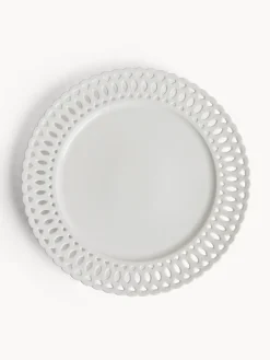 coincasa Piatti|Piatto da portata in porcellana traforata Bianco