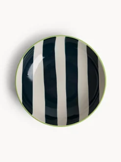 coincasa Piatti|Piatto fondo in ceramica a righe Multicolor