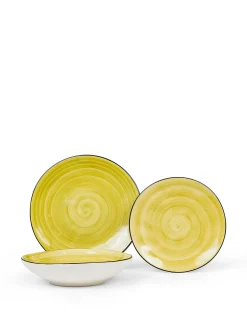 coincasa Piatti|Piatto fondo in stoneware Tokyo Verde chiaro