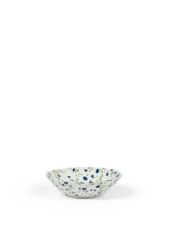 coincasa Piatti|Piatto fondo porcellana motivo fiorellino Bianco