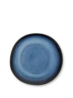 coincasa Piatti|Piatto frutta ceramica Karma Blu