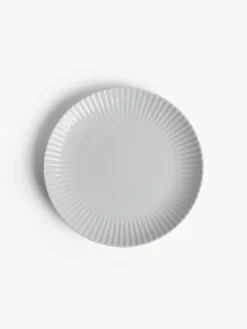 coincasa Piatti|Piatto frutta in porcellana Country chic Bianco