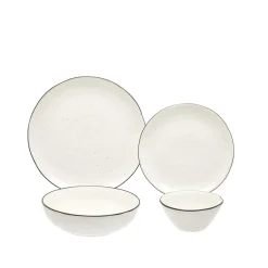 coincasa Piatti|Piatto frutta porcellana Ginevra Bianco