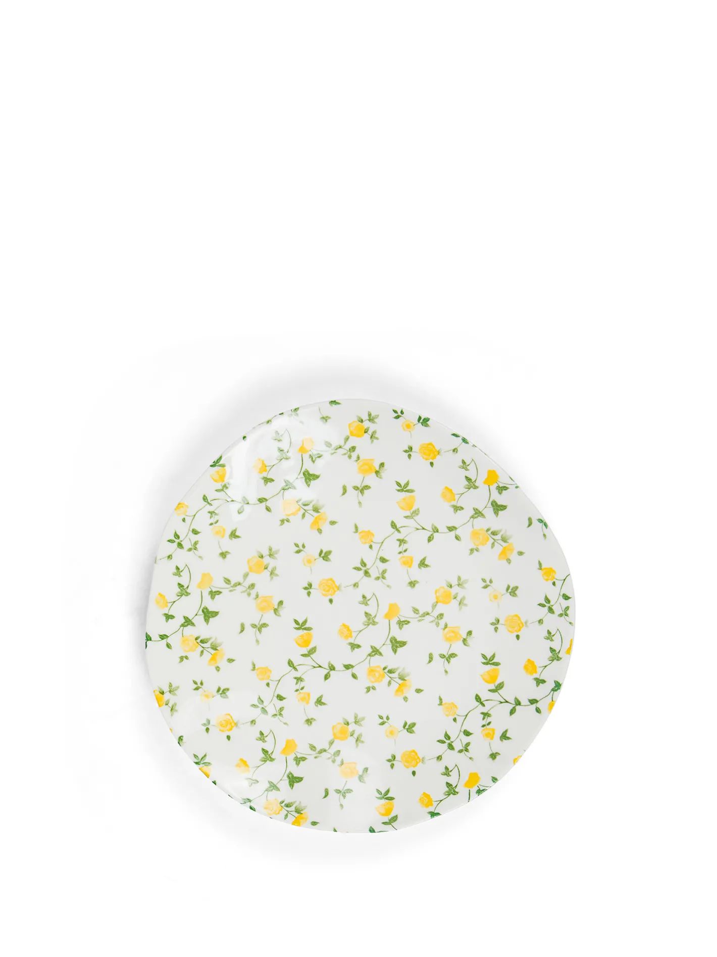 coincasa Piatti|Piatto frutta porcellana motivo fiorellino Bianco