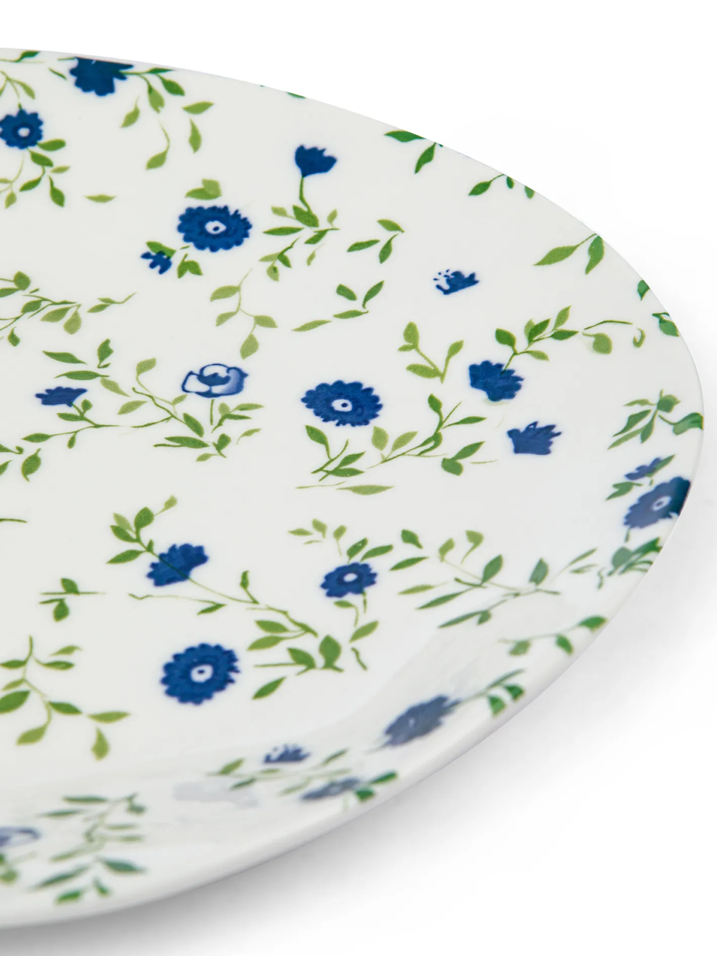 coincasa Piatti|Piatto frutta porcellana motivo fiorellino Bianco