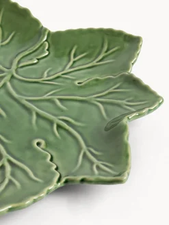 coincasa Piatti|Piatto in stoneware a forma di foglia Multicolor