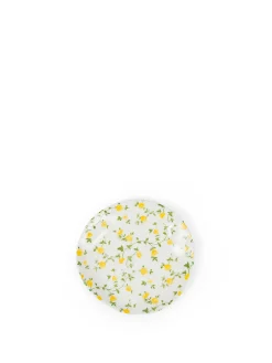 coincasa Piatti|Piatto pane porcellana motivo fiorellino Bianco