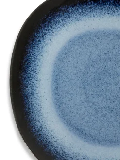 coincasa Piatti|Piatto piano ceramica Karma Blu