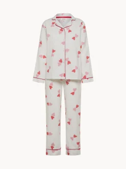 Homewear|Pigiama in flanella motivo cuori Multicolor