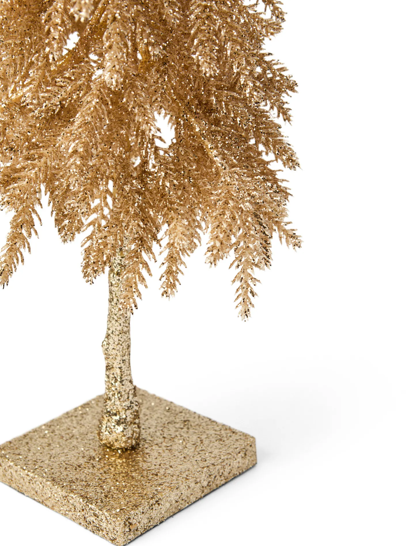 coincasa Altre Decorazioni Natalizie|Pino glitter con base Verde