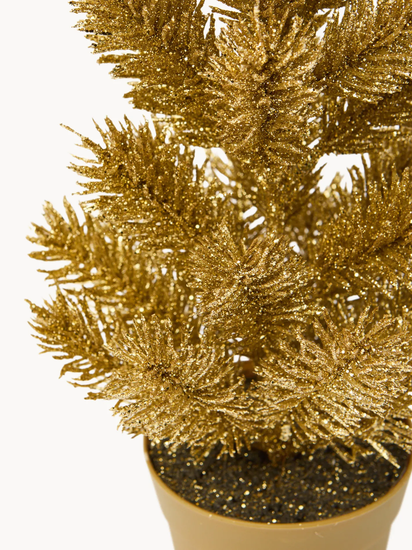 coincasa Altre Decorazioni Natalizie|Pino glitter con vaso Verde