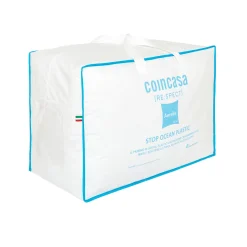 coincasa Biancheria Da Letto|Piumini E Guanciali|Piumino STOP OCEAN PLASTIC Made in Italy Bianco