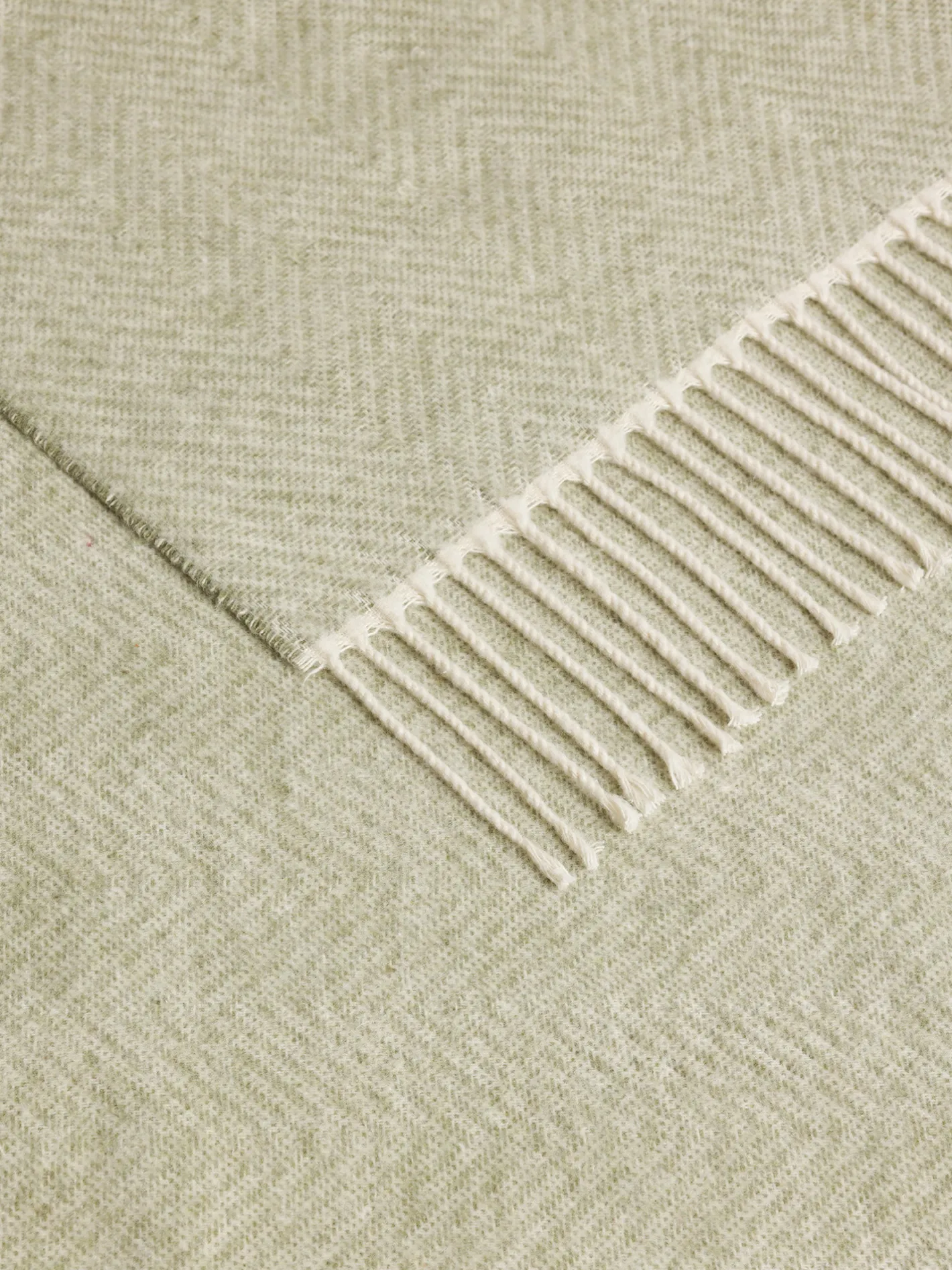 coincasa Biancheria Da Letto|Coperte E Plaid|Plaid a spina di pesce made in Italy con filati riciclati Grigio chiaro