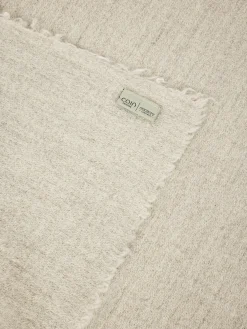 society limonta Biancheria Da Letto|Coperte E Plaid|Plaid morbidissimo in lana e alpaca Special Capsule SOCIETY Made in Italy per Coincasa Beige
